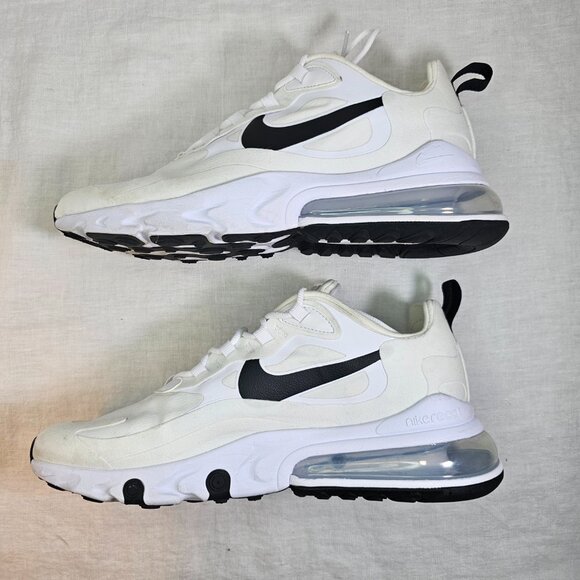 Nike Air Max 270 React Lightweight Sneaker US 10 CI3899-101 - Picture 3 of 10